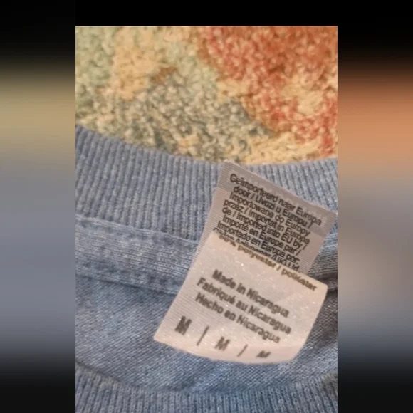 Brad Sweet 49 Napa Auto Parts Blue Graphic Print T-shirt Men's Medium Racecar - Picture 3 of 5